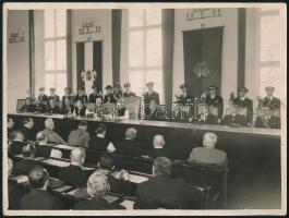 1938 Székesfehérvári dísznagy káptalan gyűlése Kaulich Rudolf fotóriporter pecséttel jelzett fotója 24x18 cm