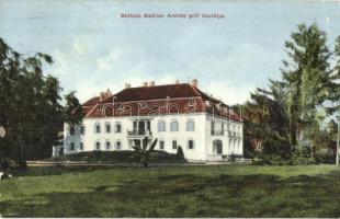 1913 Bethlen, Beclean; Bethlen András gróf kastélya. Kajári István kiadása / castle (EK)