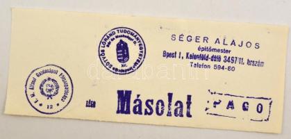 6 db régi bélyegző