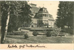Zabola, Zabala; Mikes kastély / castle / Schloss