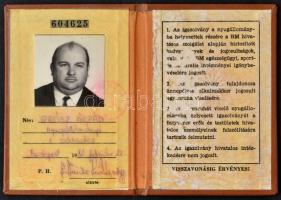 1948-1982 Vegyes igazolvány tétel (biztosítási igazolvány, Nemzeti Parasztpárt igazolvány, nyugdíjas...