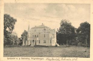 1913 Ipolykürtpuszta (Csalár, Celáre); Gróf Keglevich István kastély / castle