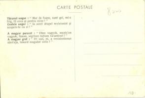 "Nem, nem, soha!" A magyar paraszt: "Éhes vagyok, meztelen vagyok, fázom, segítsen ra...