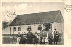 1915 Temesjenő, Margitfalva, Ianova; A. Reichert üzlete / Warenhaus / shop (fl)