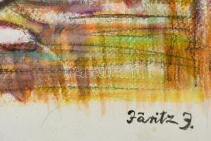 Járitz jelzéssel: Ülő női akt. Pasztell, papír, 39×28 cm