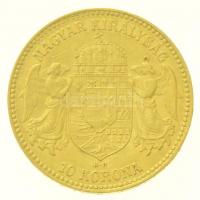 1910KB 10K Au "Ferenc József" (3,36g/0.900) T:2 kis ü.
 Hungary 1910KB 10 Korona Au &quot...