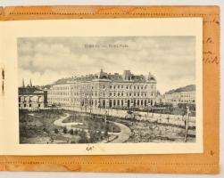 1907 Temesvár, Timisoara; városképes füzet, 8 db képpel, köztük zsinagóga, vasútállomás, villamos, s...