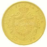 Belgium 1871. 20Fr Au "II. Lipót" (6,45g/0.900) T:2  
Belgium 1871. 20 Francs Au "Le...