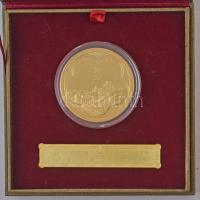 Kína 2008. "Pekingi Olimpia 2008. kabalaállatok" aranyozott Br emlékérem, eredeti dísztokb...