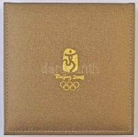 Kína 2008. "Pekingi Olimpia 2008. kabalaállatok" aranyozott Br emlékérem, eredeti dísztokb...