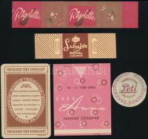 5 db csokipapír és csokoládéval kapcsolatos nyomtatvány