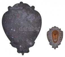 1943. "IX. Nemzetközi Balatoni Sporthét" fém levente plakett hátoldalon "LUDVIG"...