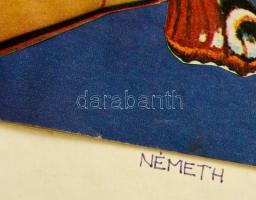 Németh Ami (?-?): Kollázsok, 3 db, 30×22 cm