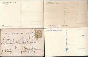 6 db RÉGI felvidéki városképes lap, Kassa, Tátra és Eperjes / 6 pre-1945 Upper Hungarian town-view p...