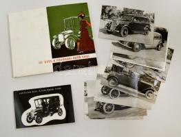 60 éves a Fővárosi Autótaxi könyv + 8 darabos képeslap sorozat. 86 + 16p.