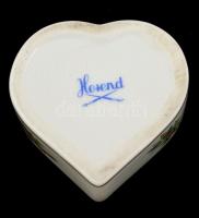 Herendi nyuszis mini dobozka. 5,5 cm Kézzel festett, jelzett