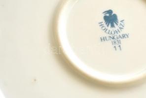 Hollóházi Szász Endre és Jurcsák által tervezett porcelán dísztárgyak 3 db