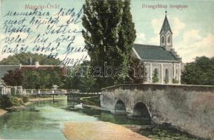 Magyaróvár, Mosonmagyaróvár; Evangélikus templom, híd