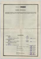 3db-os biztosítás kötvény tétel, közte: "Az ANKER Általános Biztosító Részvénytársaság Magyaror...