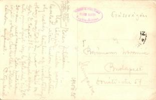 1925 Szászrégen, Reghin; Fő tér, Selma Beer, Johann Schön üzlete / main square, shops. Georg Heiter ...