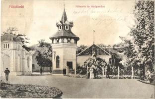 Félixfürdő, Baile Felix; Hőforrás és hűtőpavilon. Kiadja Weisz Sándor / thermal spring and cooler pavilion (fl)