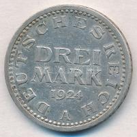 Németország / Weimar Köztársaság 1924A 3M Ag T:2
Germany / Weimar Republic 1924A 3 Mark Ag C:XF
Kr...