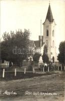 1941 Algyő, Római katolikus templom, Országzászló. photo