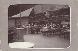 1909 Ecseg, étterem terasza. photo (EK)