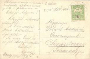 1909 Ecseg, étterem terasza. photo (EK)