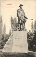 1908 Budapest XIV. Rudolf trónörökös szobor. Erdélyi cs. és kir. udv. fényképész felvétele