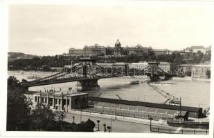 Budapest V. Lánchíd a Királyi várral