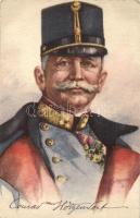 Franz Conrad von Hötzendorf, WWI Austro-Hungarian K.u.K. Field Marshal and Chief of the General Staff. Serie 4043. s: Schneider (EK)