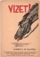 Vizet! Gondolj az állattal. Magyar Állatvédők Országos Egyesületének Állatvédelmi Levelezőlapja / Hungarian animal protection propaganda card (EK)