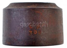 ~1930. "Budapest Székesfőváros Testnevelési Felügyelőség" kerékpárost ábrázoló fém verőtő....