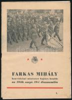 1948 Farkas Mihály honvédelmi miniszter bajtárs beszéde a szept. 19-i díszszemlén. 10p képekkel