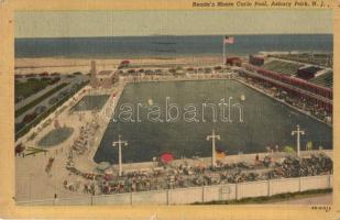 54 db főleg MODERN amerikai városképes lap sok légiposta / 54 mostly modern American town-view postc...