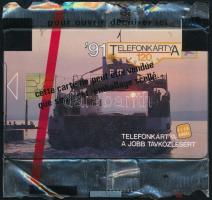 1991 Balatoni komp bontatlan telefonkártya