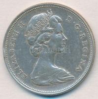 Kanada 1966. 1$ Ag II. Erzsébet T:2 Canada 1966. 1 Dollar Ag Elizabeth II C:XF Krause KM#64.1