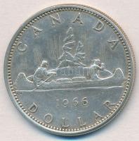 Kanada 1966. 1$ Ag "II. Erzsébet" T:2
Canada 1966. 1 Dollar Ag "Elizabeth II" C...