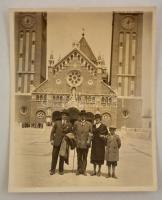 cca 1930 Vegyes fotó tétel, közte Budapest Csáky u. Hajdu Mihály üzlete, Pomáz, Szentendre, Göd stra...