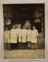 cca 1930 Vegyes fotó tétel, közte Budapest Csáky u. Hajdu Mihály üzlete, Pomáz, Szentendre, Göd stra...