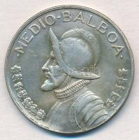 Panama 1968. 1/2B Ag "Vasco Nunez de Balboa" T:2
Panama 1968. 1/2 Balboa Ag "Vasco N...