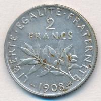 Franciaország 1908. 2Fr Ag T:2
France 1908. 2 Francs Ag C:XF
Krause KM#845.1