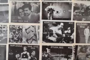 Magyar gyufacímke sor - olimpiák története sor, 120 db