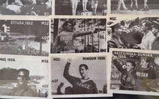 Magyar gyufacímke sor - olimpiák története sor, 120 db