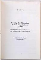 Heering - Hüsken: Katalog der Abzeichen deutscher Organisationen 1871-1945, 4. bővített kiadás. H.M....