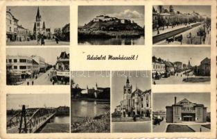 48 db RÉGI délvidéki, vajdasági és kárpátaljai képeslap, sok Munkács, Ungvár, Eszék, Újvidék és Szab...