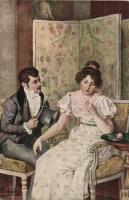 51 db RÉGI hölgyek motívumlap / 51 pre-1945 lady motive art postcards