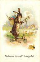 47 db RÉGI üdvözlőlap sok lithoval / 47 pre-1945 greeting art postcards with many litho postcards