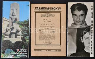 Egy kisebb doboznyi vegyes nyomtatvány tétel. Változó, többnyire kissé viseltes állapotban